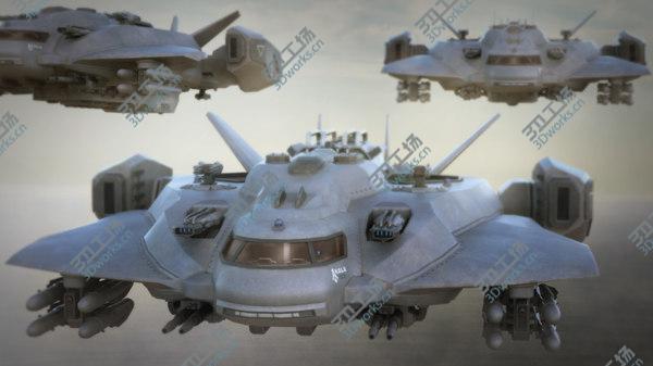 images/goods_img/20210312/3D Sci Fi Dropship model/1.jpg
